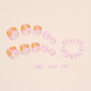 12 Sizes-24 Pcs Press On Nails F081
