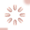 12 Sizes-24 Pcs Press On Nails C1402