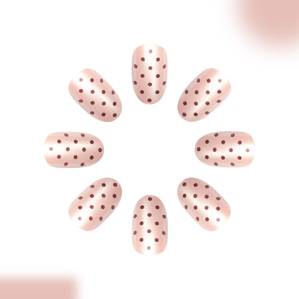 12 Sizes-24 Pcs Press On Nails C1402