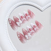 12 Sizes-24 Pcs Press On Nails Z1090