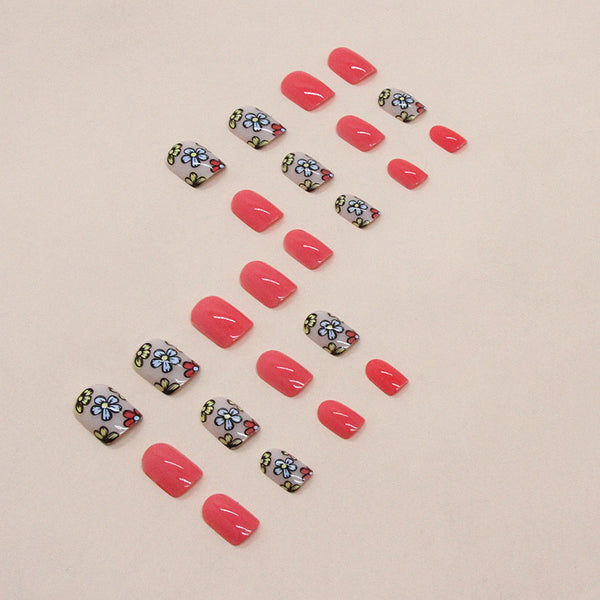 12 Sizes-24 Pcs Press On Nails W1082