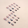 12 Sizes-24 Pcs Press On Nails Z736