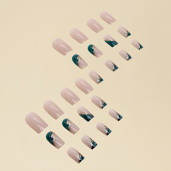 12 Sizes-24 Pcs Press On Nails Y009