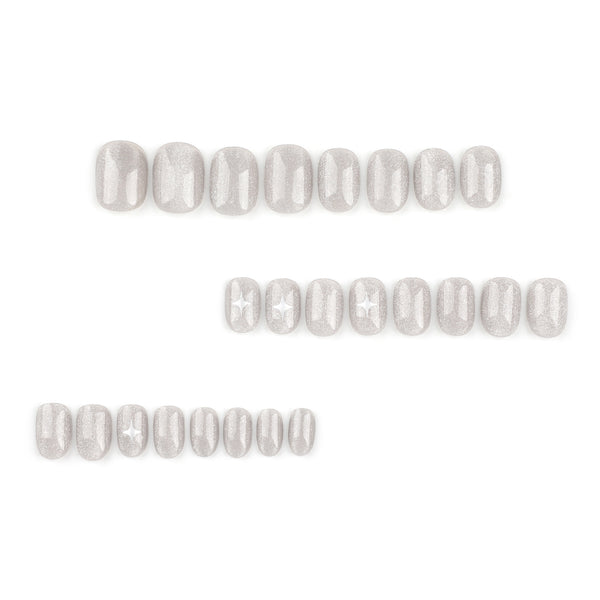12 Sizes-24 Pcs Press On Nails JP3291