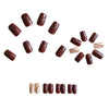 12 Sizes-24 Pcs Press On Nails Y1189