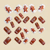 12 Sizes-24 Pcs Press On Nails Y1205