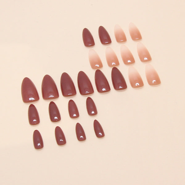 12 Sizes-24 Pcs Press On Nails W1623