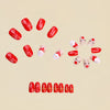 12 Sizes-24 Pcs Press On Nails Y1277