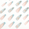 12 Sizes-24 Pcs Press On Nails JP1711