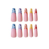 12 Sizes-24 Pcs Press On Nails JP1107