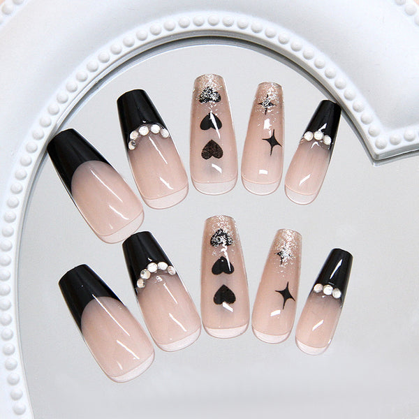 12 Sizes-24 Pcs Press On Nails Z1138
