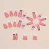 12 Sizes-24 Pcs Press On Nails W493