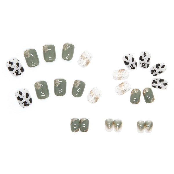 12 Sizes-24 Pcs Press On Nails R549
