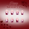 12 Sizes-24 Pcs Press On Nails C1482