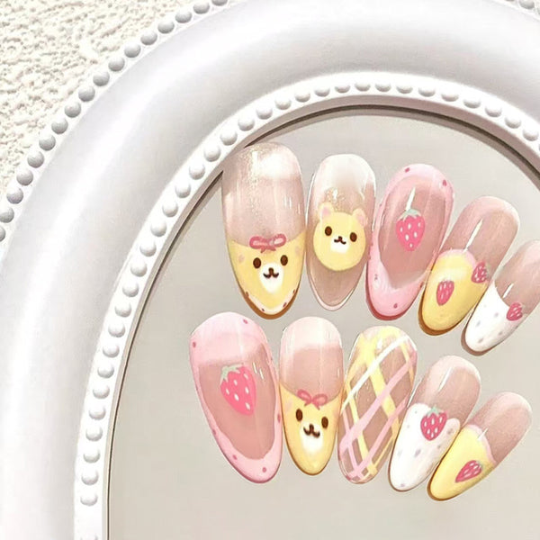 15 Sizes-30 PcsPress On Nails My259