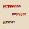12 Sizes-24 Pcs Press On Nails Y1243