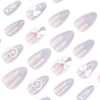 12 Sizes-24 Pcs Press On Nails JP3557