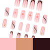 12 Sizes-24 Pcs Press On Nails JP4280