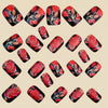 12 Sizes-24 Pcs Press On Nails Y1633