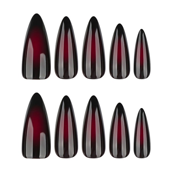 12 Sizes-24 Pcs Press On Nails JP4191