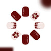 12 Sizes-24 Pcs Press On Nails C1388