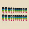 12 Sizes-24 Pcs Press On Nails Y1582
