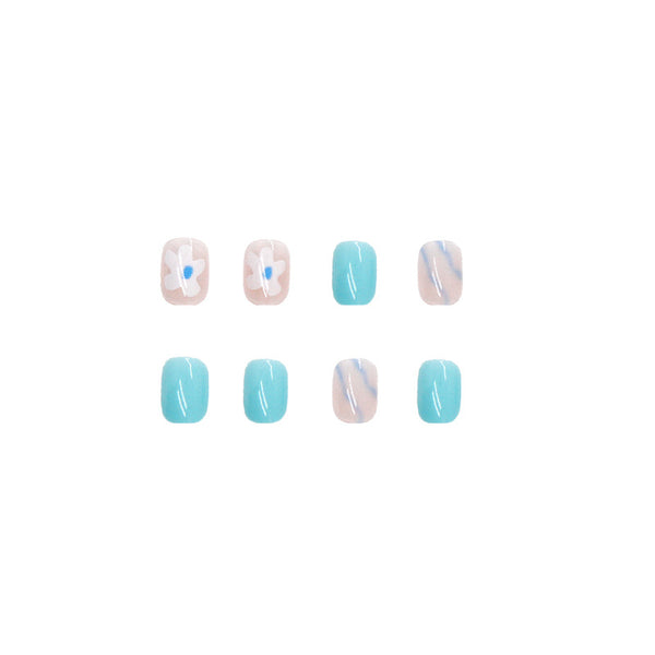 12 Sizes-24 Pcs Press On Nails R432