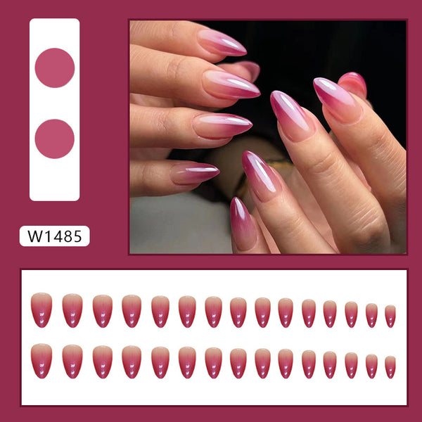 12 Sizes-24 Pcs Press On Nails W1485