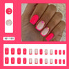 12 Sizes-24 Pcs Press On Nails W1189