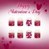 12 Sizes-24 Pcs Press On Nails C1509