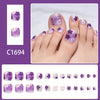 12 Sizes-24 Pcs Press On Nails C1694