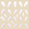 12 Sizes-24 Pcs Press On Nails Y520