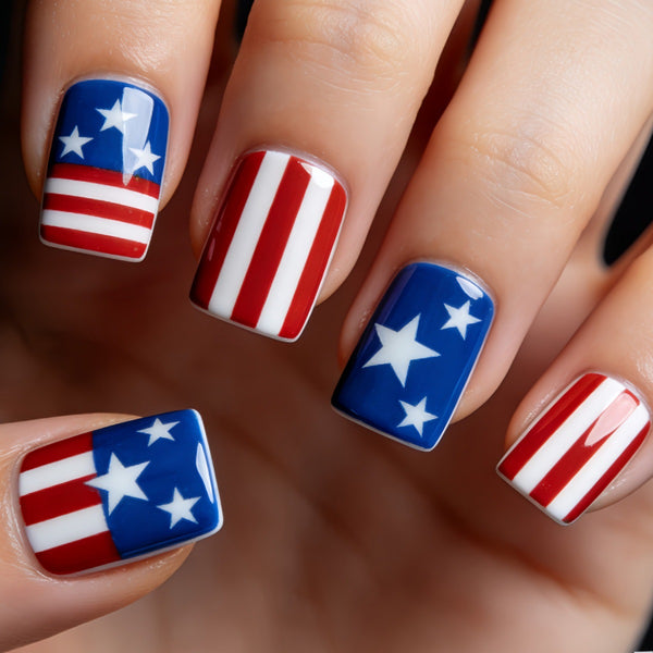 12 Sizes-24 Pcs Press On Nails Y1999