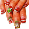 12 Sizes-24 Pcs Press On Nails C716