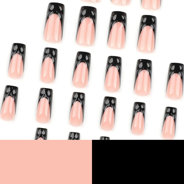 12 Sizes-24 Pcs Press On Nails DIY28