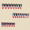 12 Sizes-24 Pcs Press On Nails Y1270