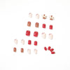 12 Sizes-24 Pcs Press On Nails JP1316