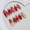 12 Sizes-24 Pcs Press On Nails Z1099