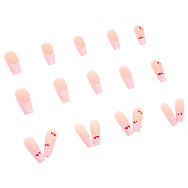 12 Sizes-24 Pcs Press On Nails W077