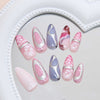 12 Sizes-24 Pcs Press On Nails W2034