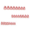 12 Sizes-24 Pcs Press On Nails JP3743