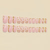 12 Sizes-24 Pcs Press On Nails Y1603