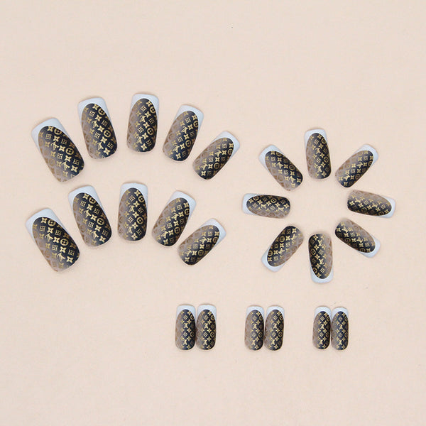 12 Sizes-24 Pcs Press On Nails W810