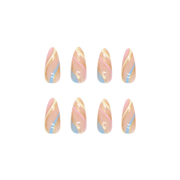 12 Sizes-24 Pcs Press On Nails W142