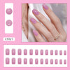 12 Sizes-24 Pcs Press On Nails CF021
