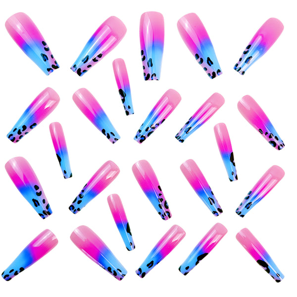 12 Sizes-24 Pcs Press On Nails Y708