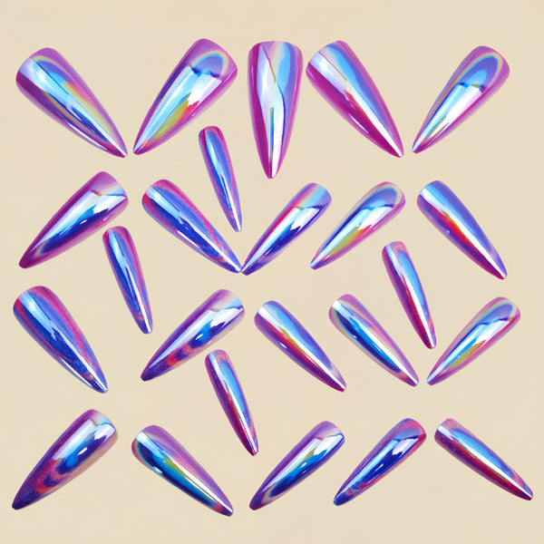 12 Sizes-24 Pcs Press On Nails Y1509