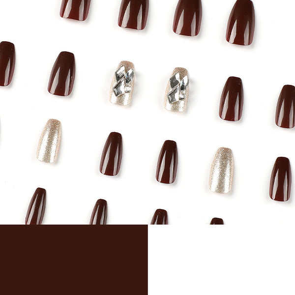 12 Sizes-24 Pcs Press On Nails JP2374
