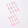 12 Sizes-24 Pcs Press On Nails JP1156