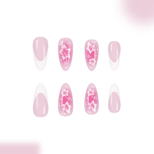 12 Sizes-24 Pcs Press On Nails C1645